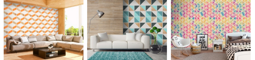 screenshot_2019-01-27 papier peint dessin géométrique - motifs modernes sur papiers peints bimago